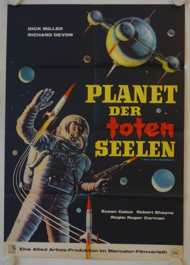War of the Satellites original release german movie poster